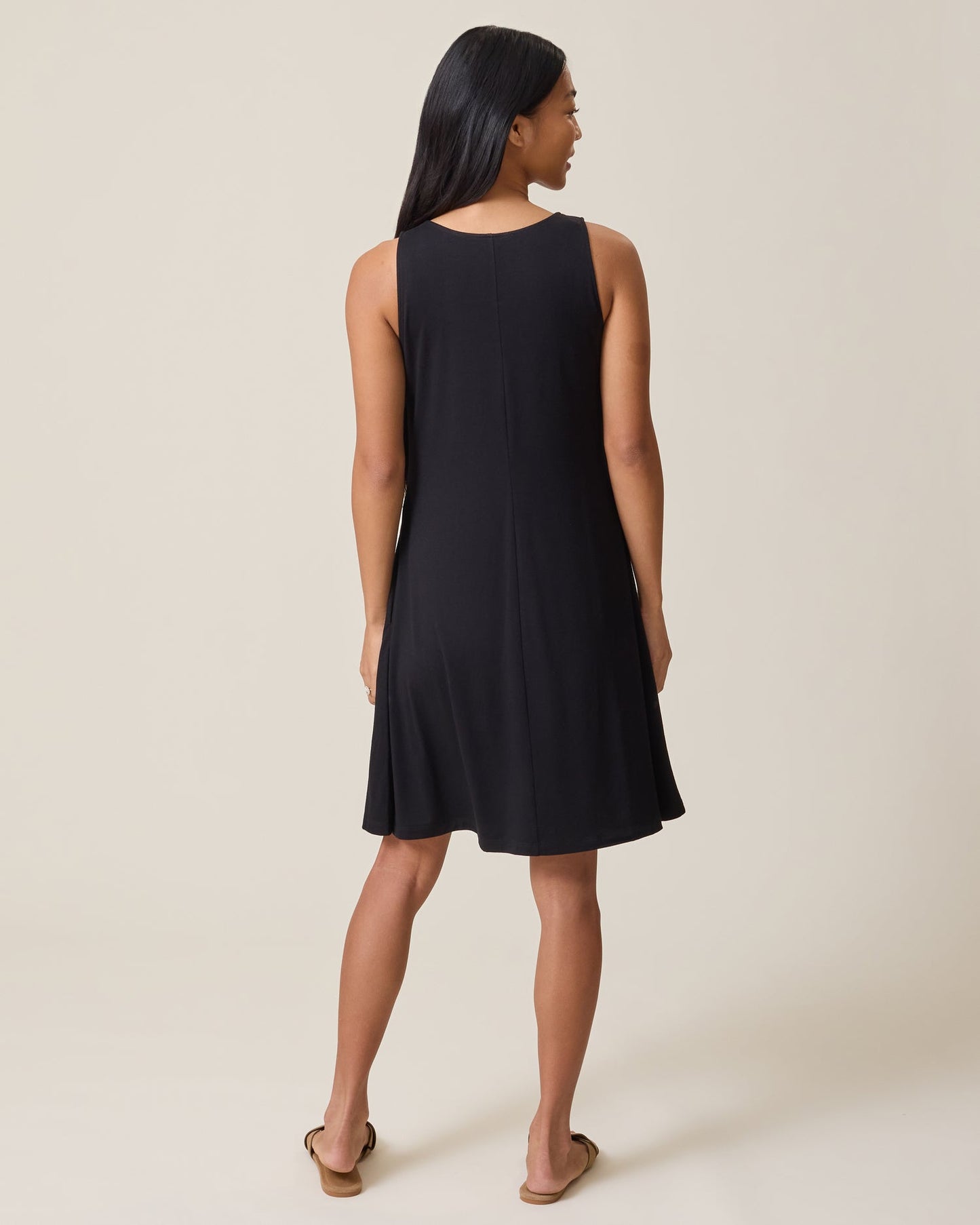 Penelope Crossover Nursing Dress | Black
