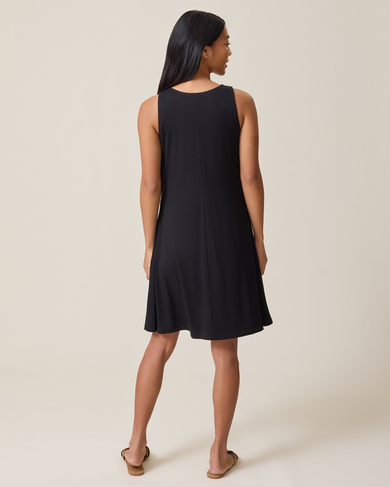 Penelope Crossover Nursing Dress | Black