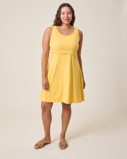 Penelope Crossover Nursing Dress | Citrus