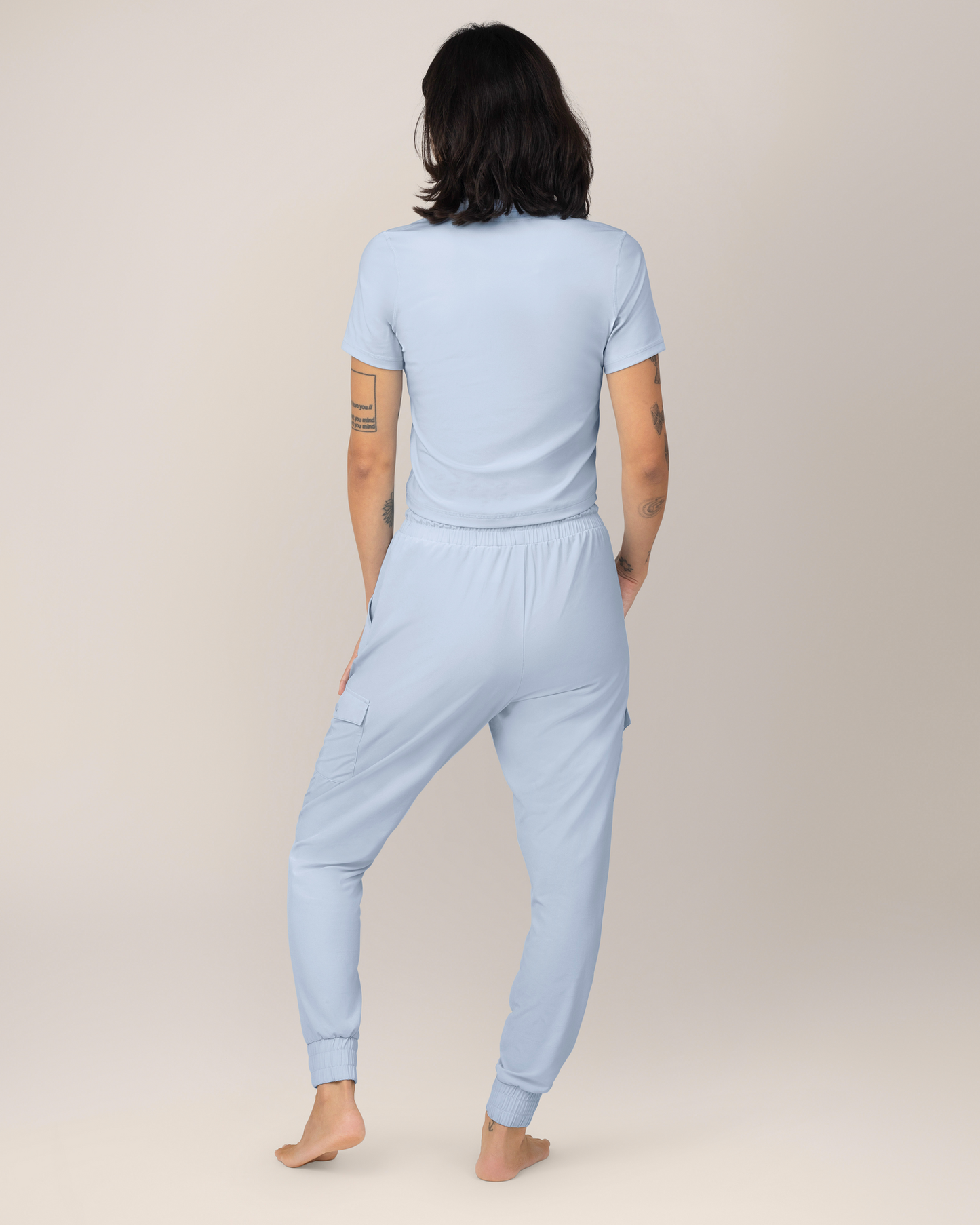 Remy Maternity & Postpartum Cargo Jogger | French Blue