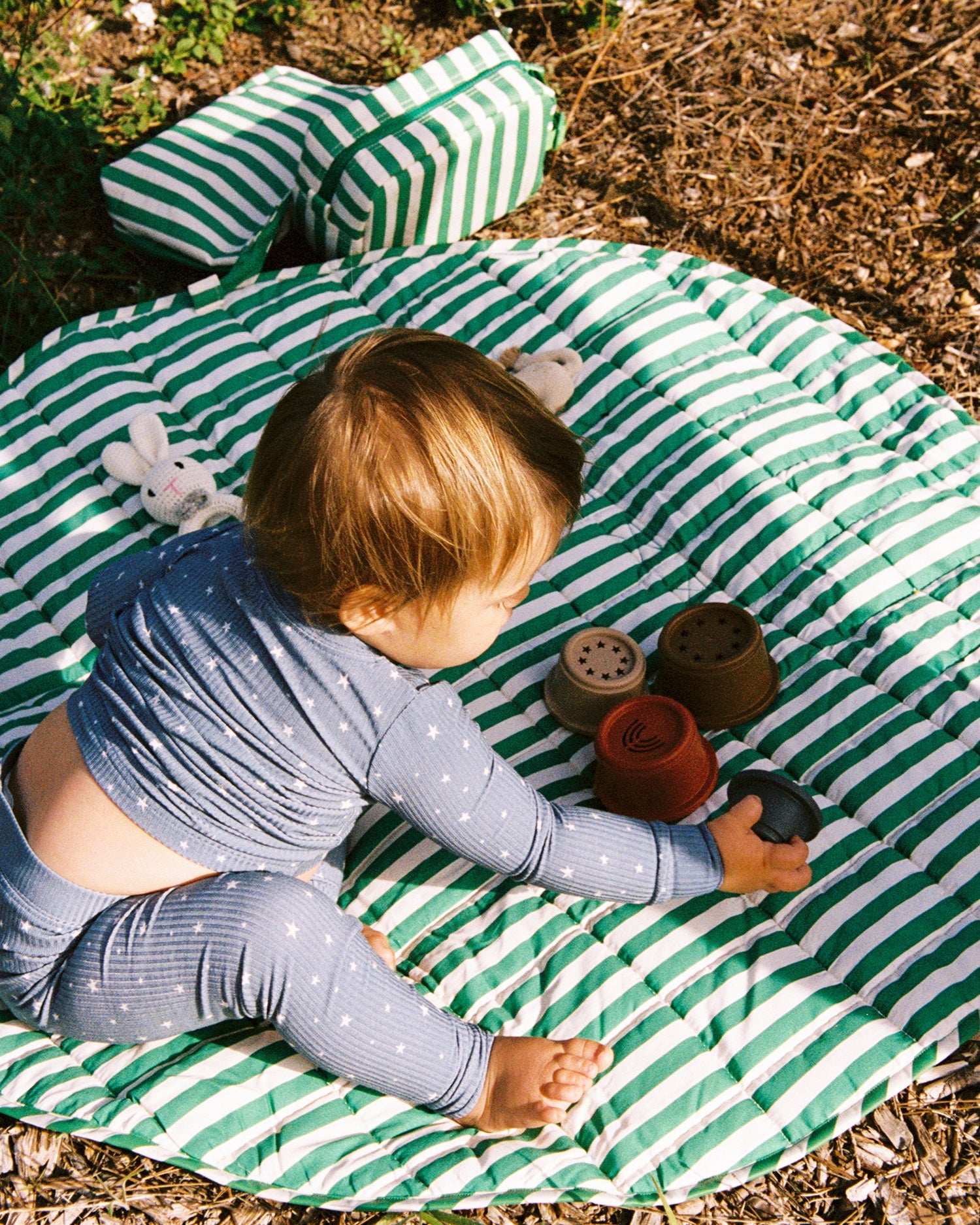 On the Go Bundle | Green Stripe