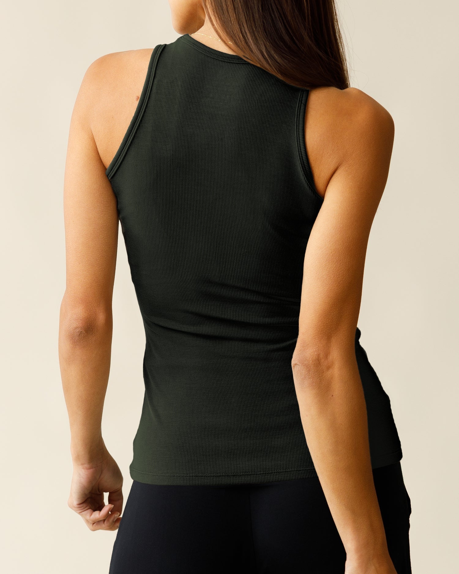 Ribbed Bamboo Racerback Nursing Tank | Thyme