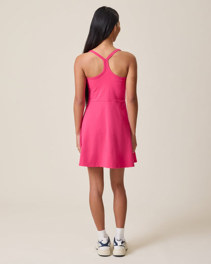 Stevie Active Racerback Nursing Dress | Raspberry Pink