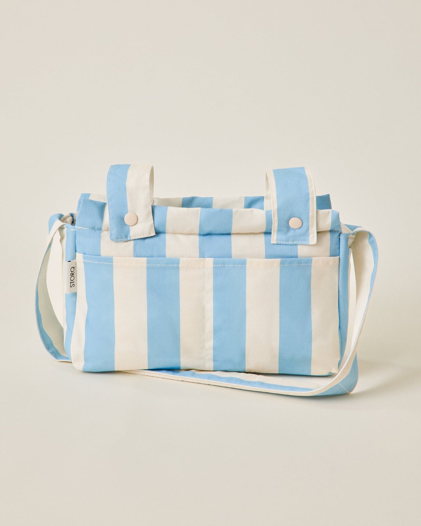 Stroller Party Caddy Bag | Blue Wide Stripe