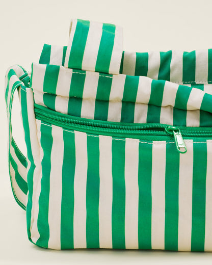 Stroller Party Caddy Bag | Green Stripe