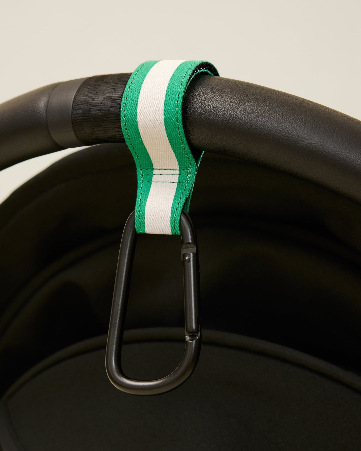 Stroller Party Clips (2-Pack) | Green Stripe