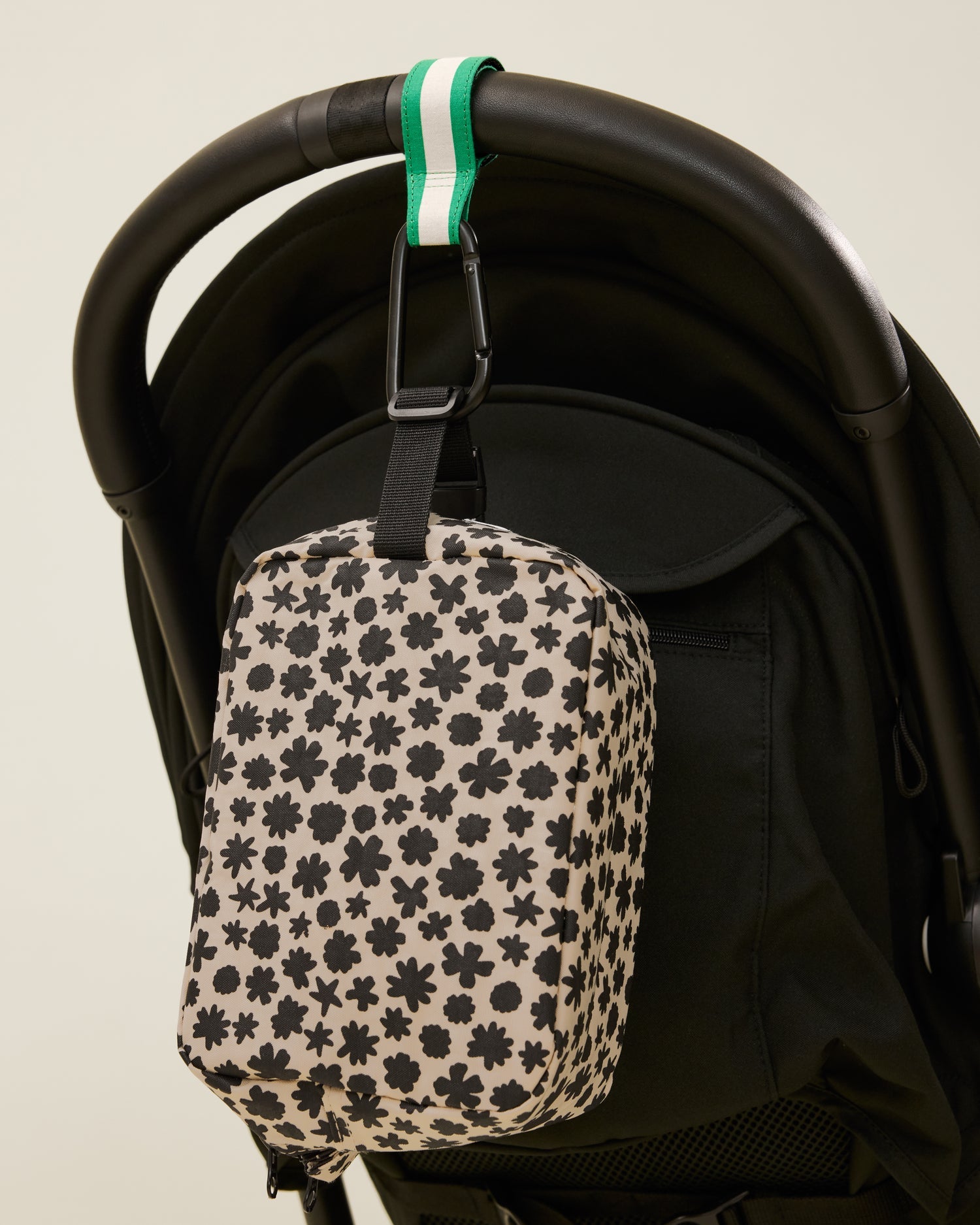 Stroller Party Clips (2-Pack) | Green Stripe