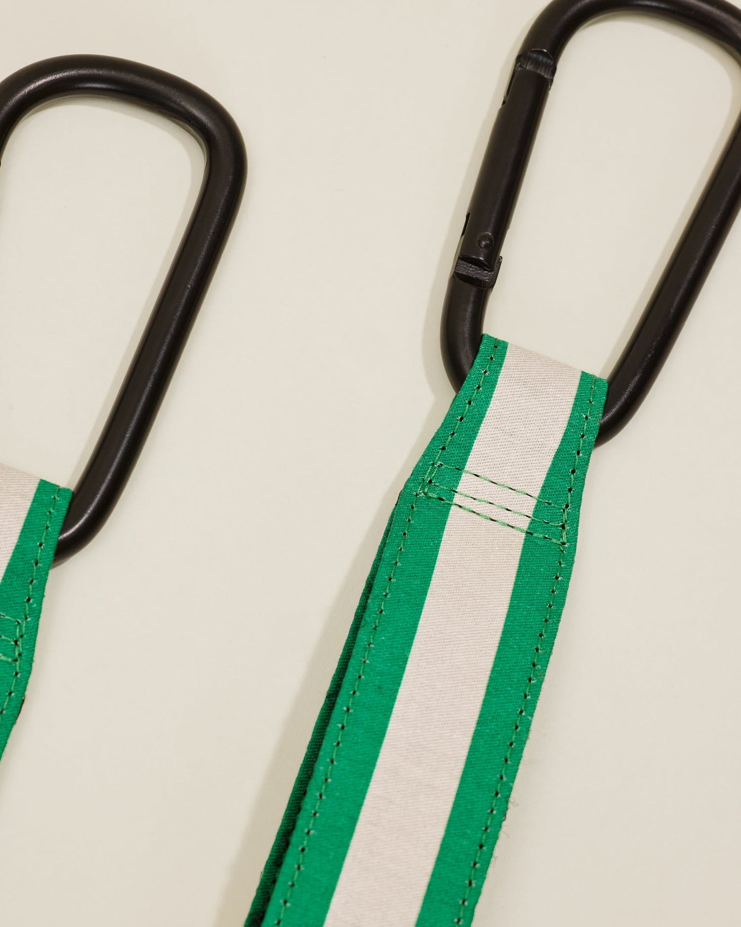 Stroller Party Clips (2-Pack) | Green Stripe