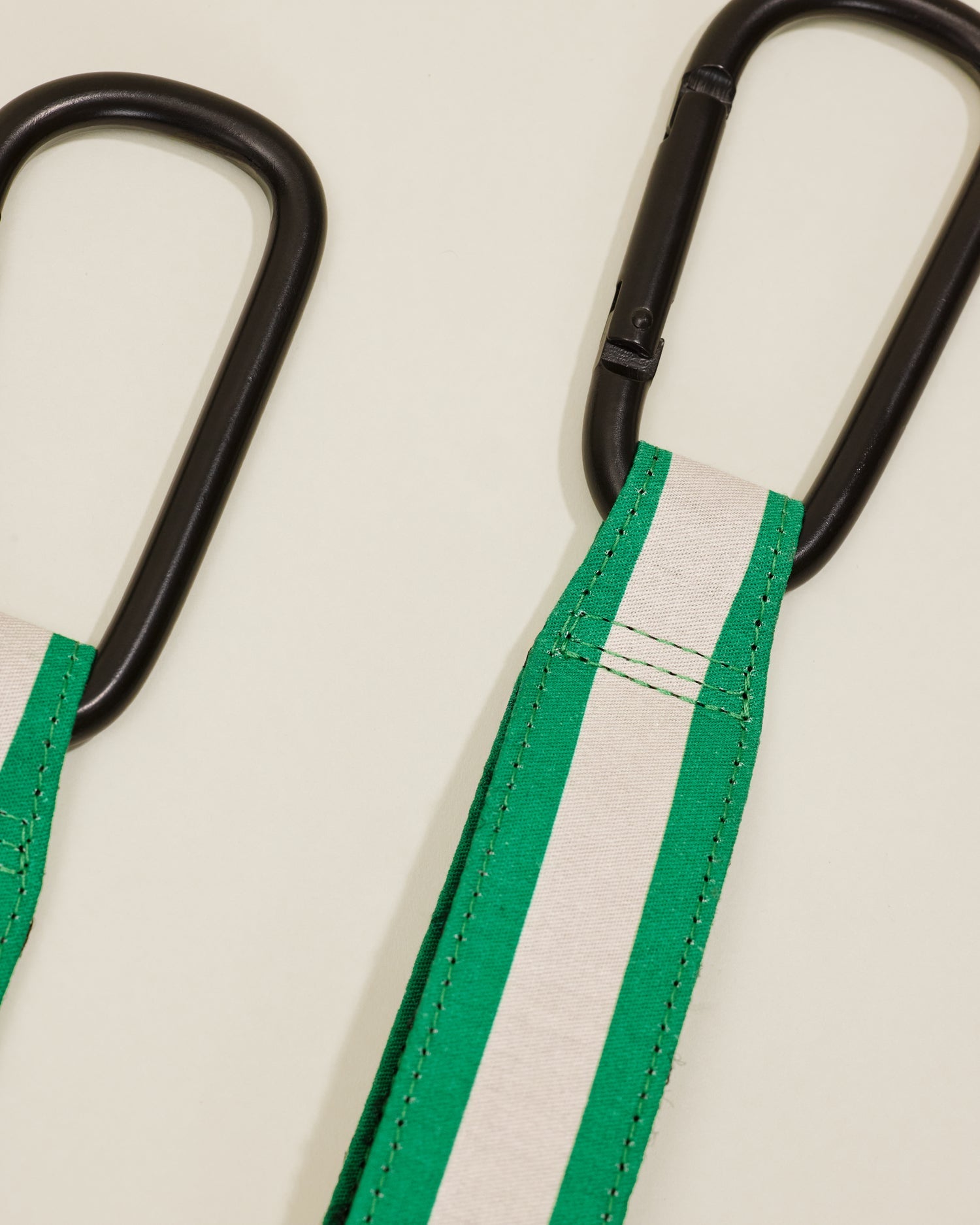 Stroller Party Clips (2-Pack) | Green Stripe