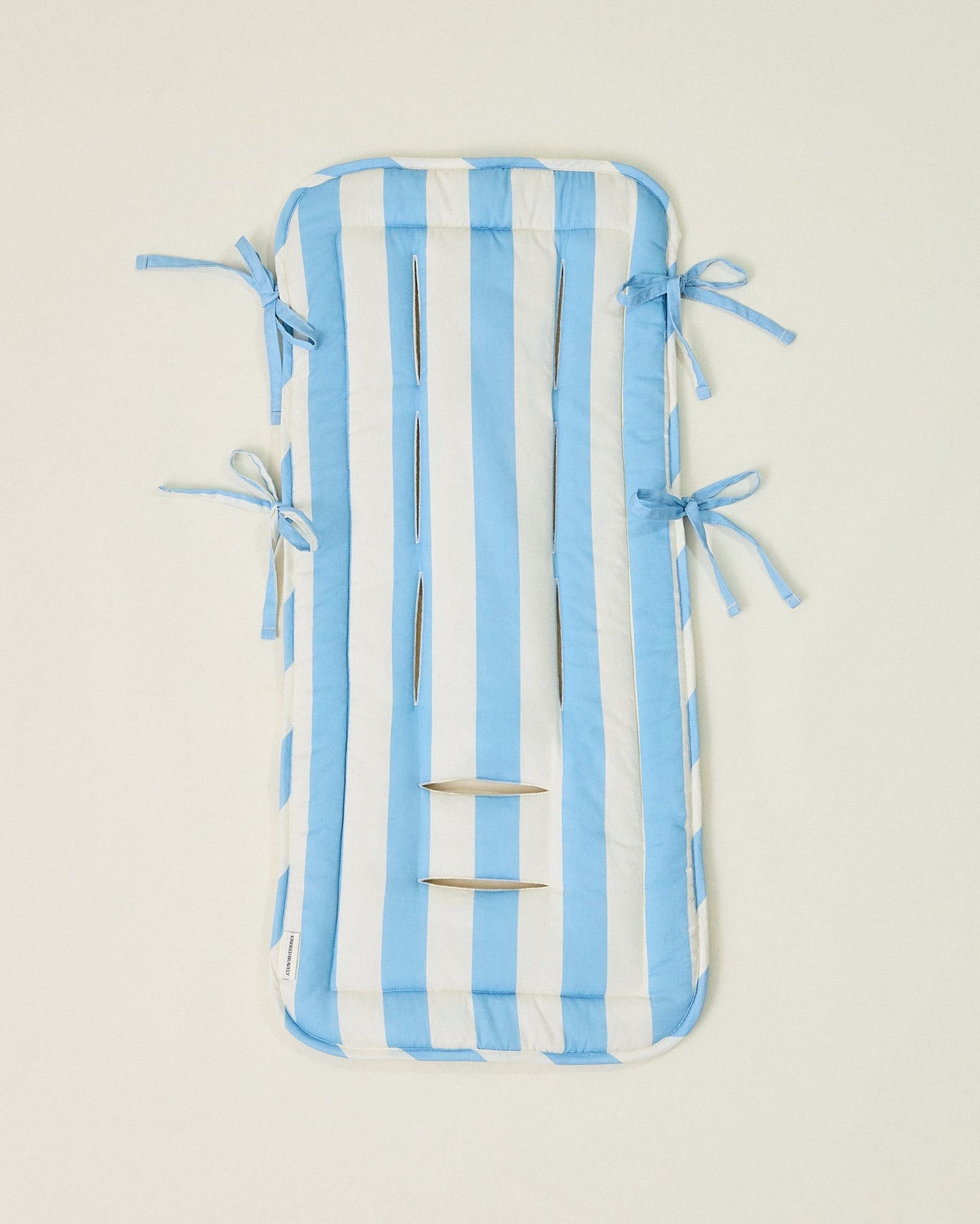 Stroller Party Seat Liner | Blue Wide Stripe