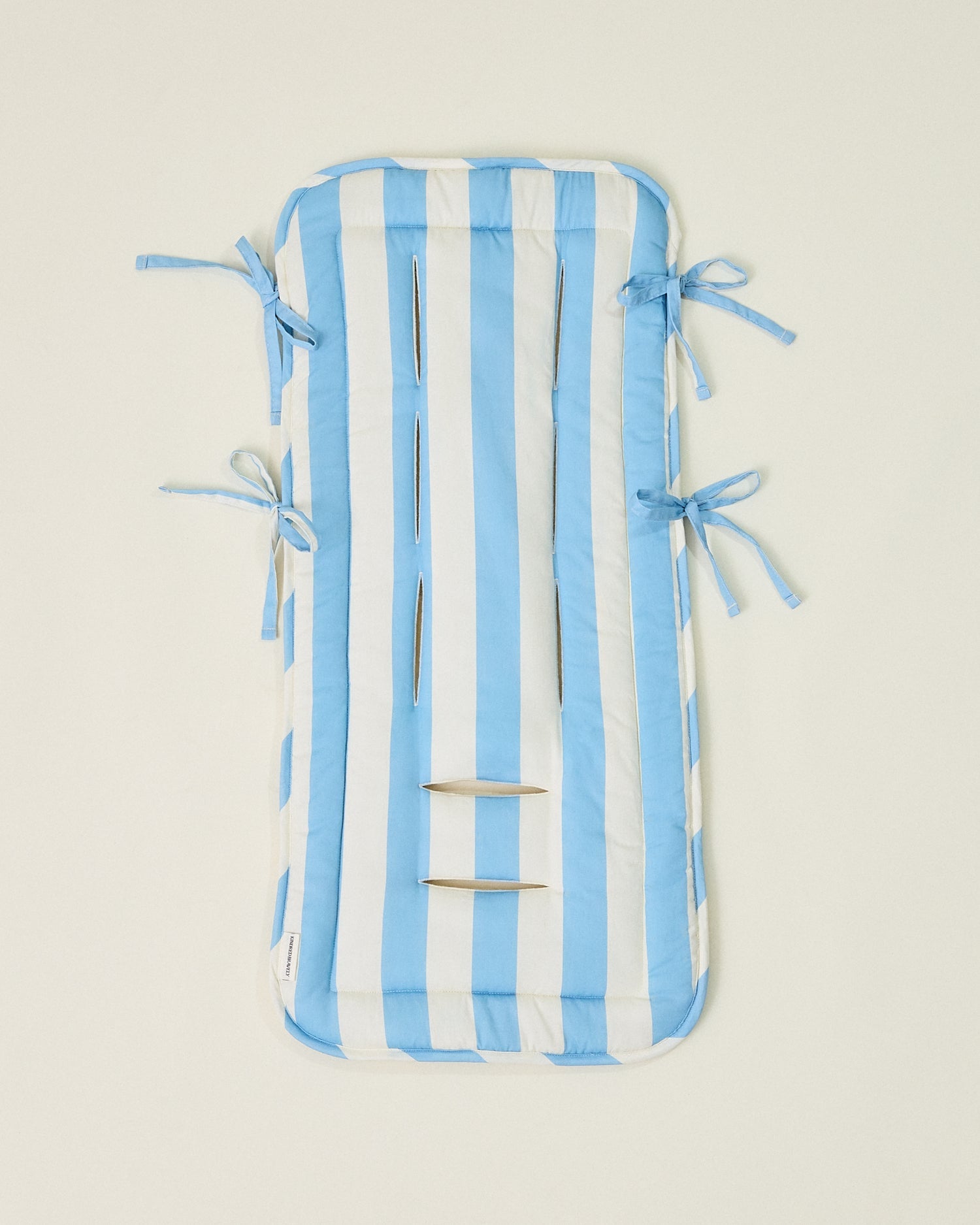 Stroller Party Seat Liner | Blue Wide Stripe