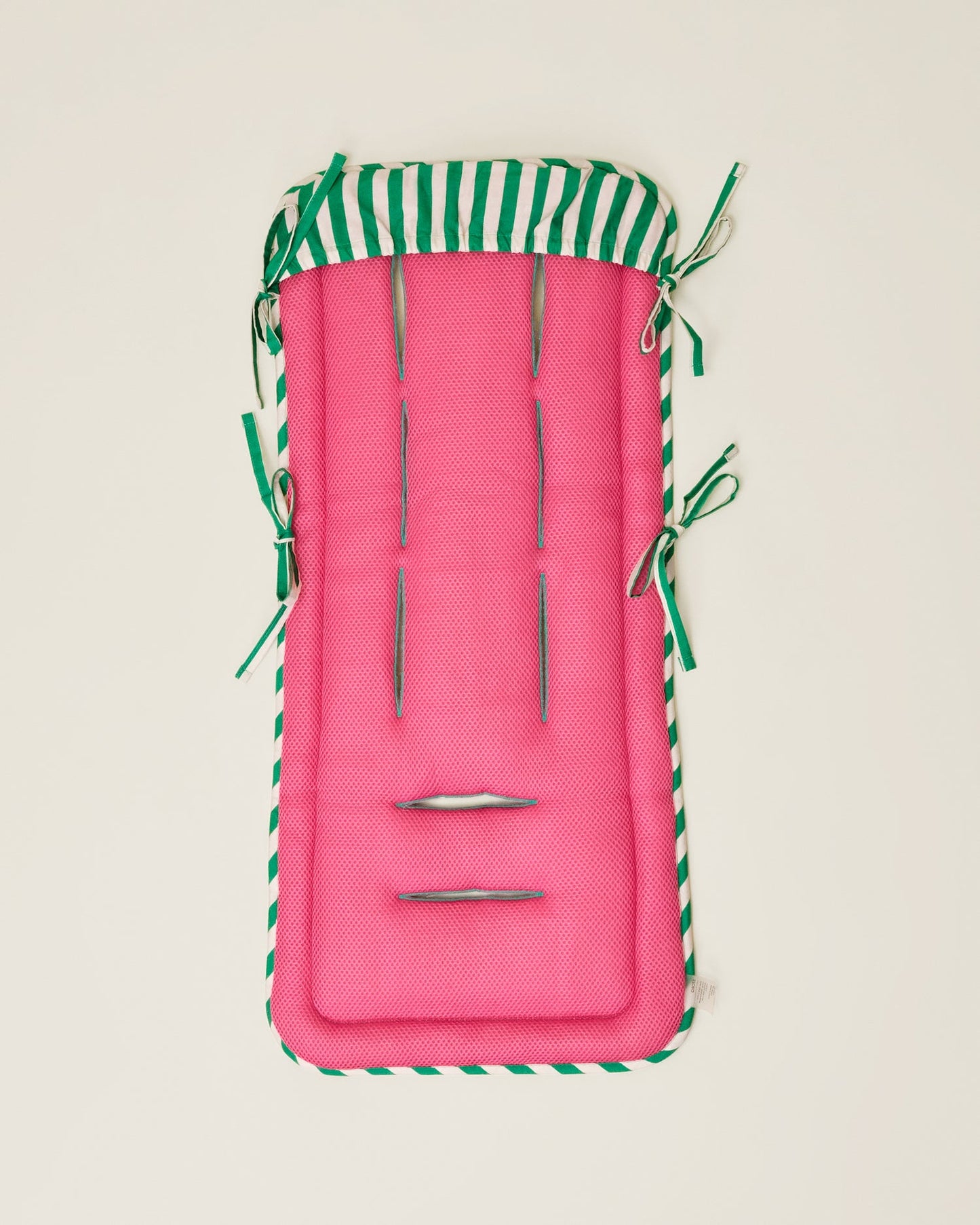 Stroller Party Seat Liner | Green Stripe