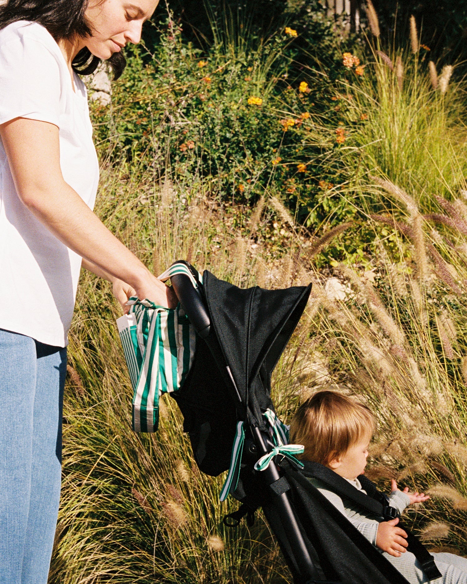 Stroller Party Set | Green Stripe