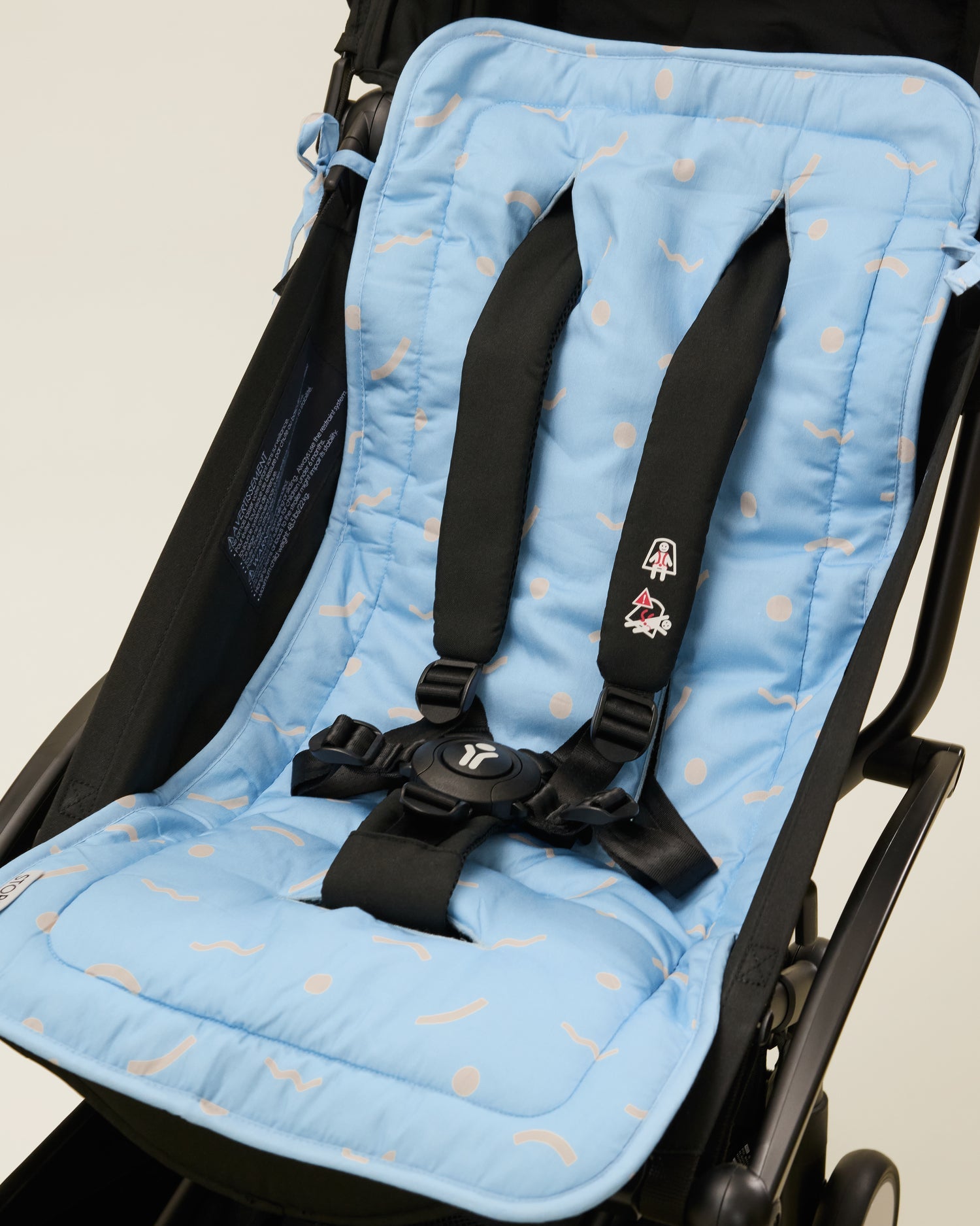 Stroller Party Seat Liner | Sky Squiggles