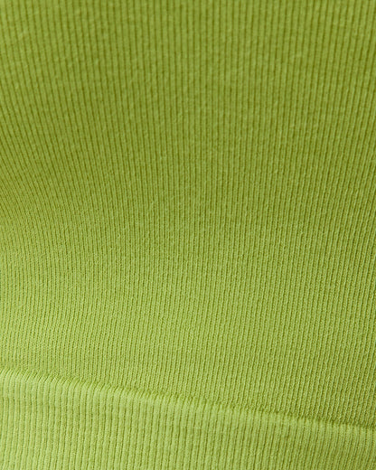 Sublime® Bamboo Maternity & Nursing Longline Bra Top | Avocado