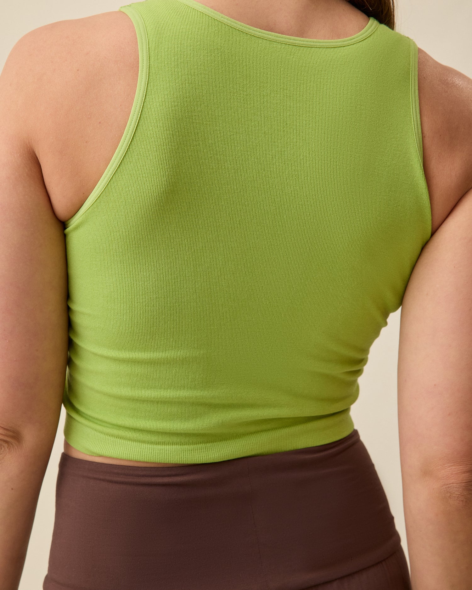 Sublime® Bamboo Maternity & Nursing Longline Bra Top | Avocado