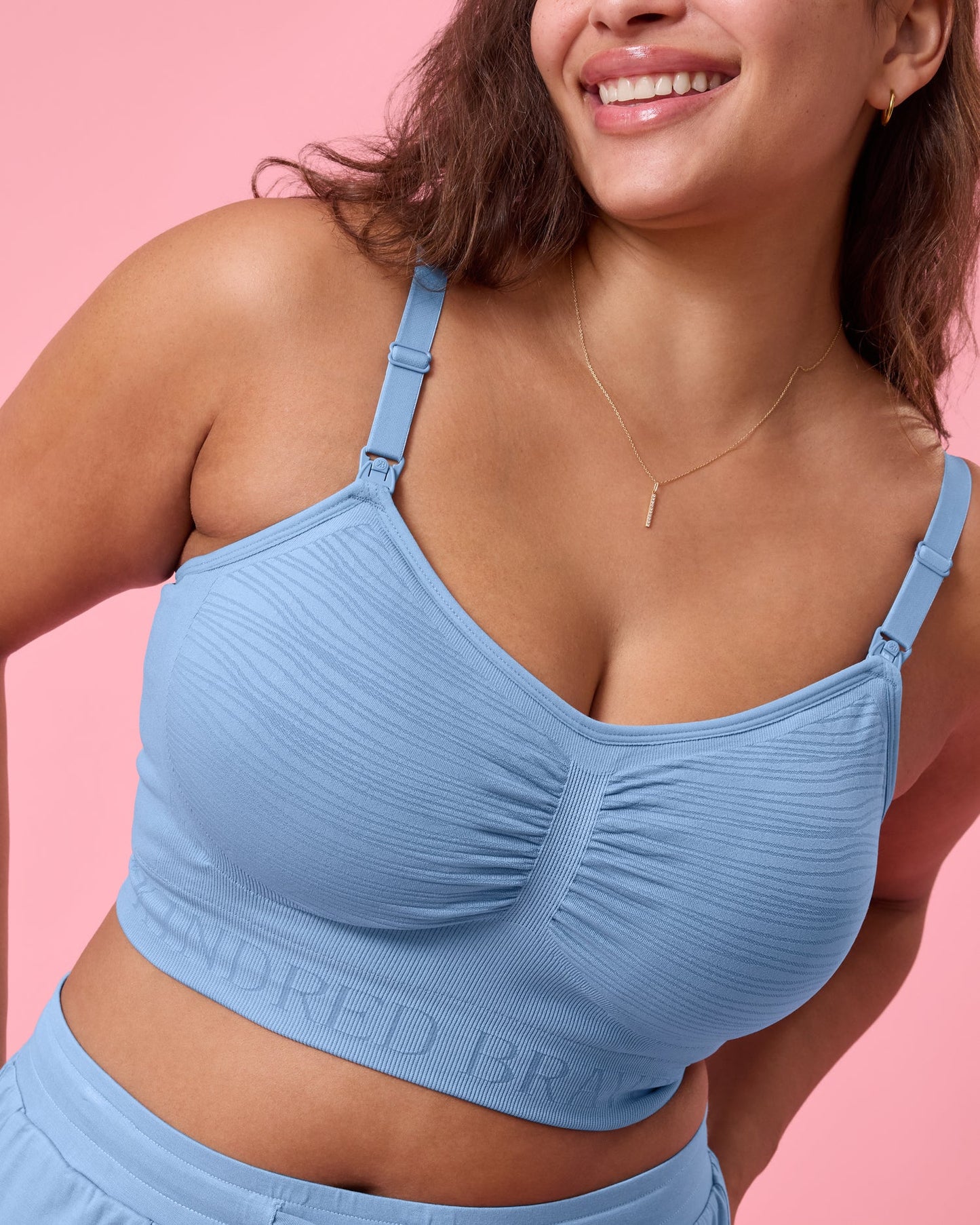 Sublime® Hands-Free Pumping & Nursing Bra | Vintage Blue