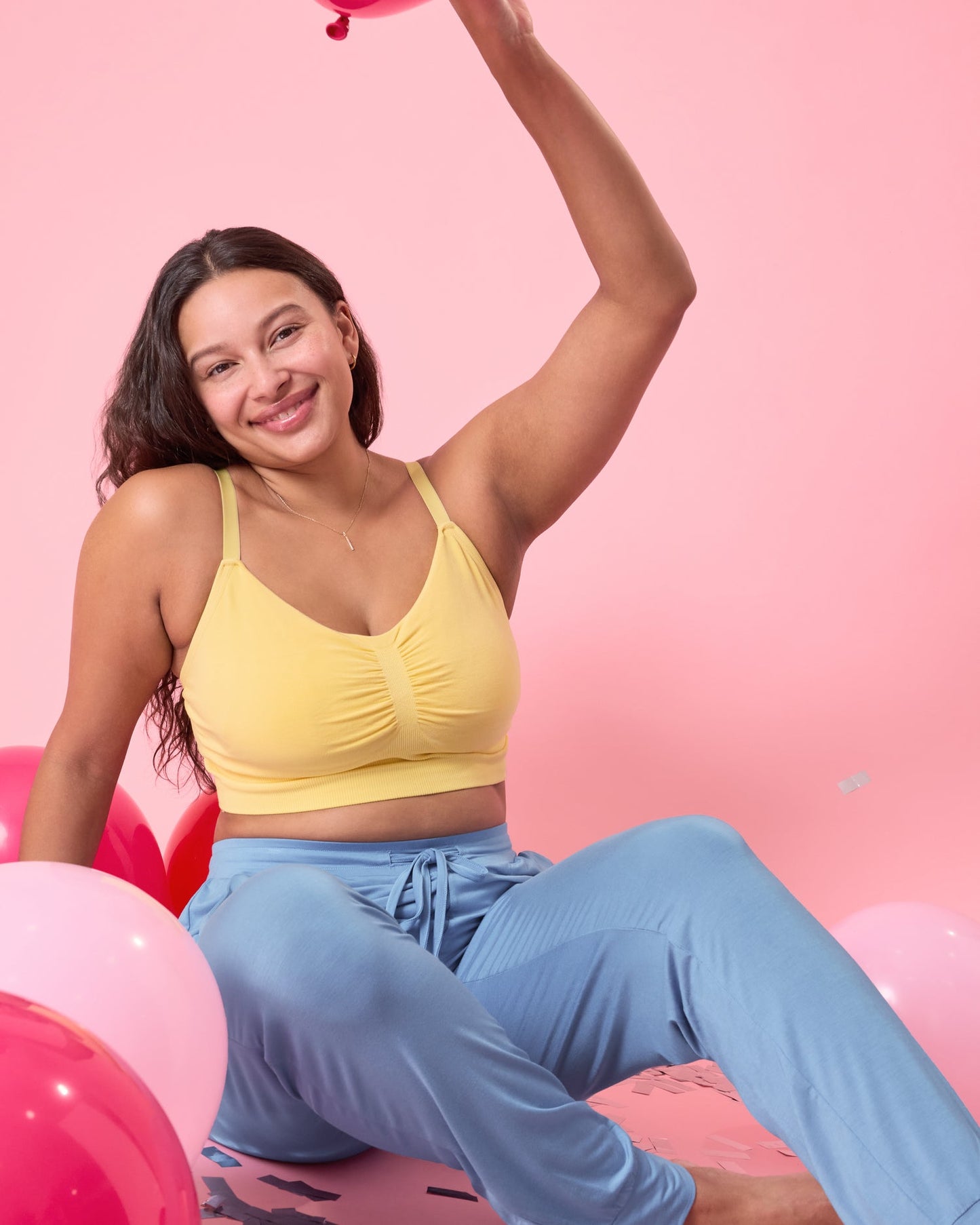 Sublime® Bamboo Hands-Free Pumping Lounge & Sleep Bra | Dandelion