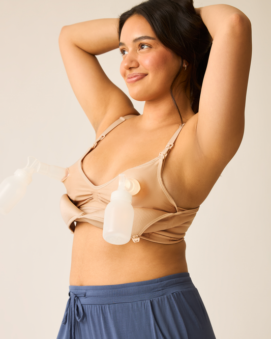 Sublime® Contour Pumping Bra Two-Pack | Beige & Black