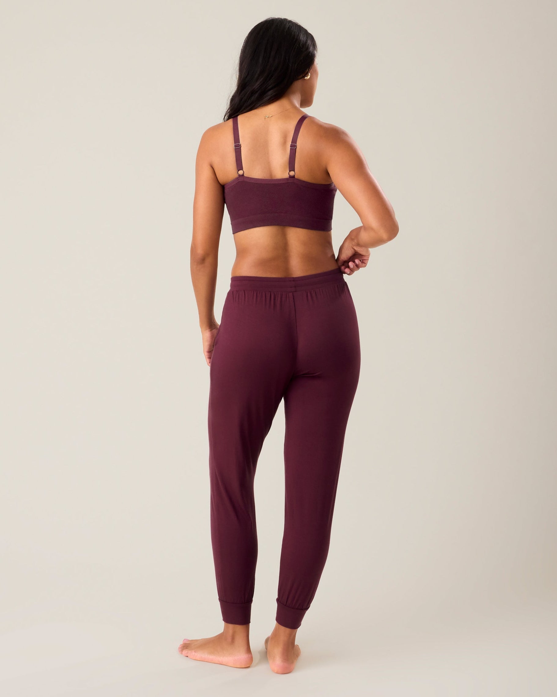Ultralight Sleep & Lounge Jogger | Deep Burgundy