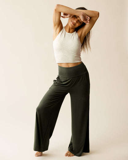 Bamboo Wide Leg Maternity & Postpartum Lounge Pant | Thyme