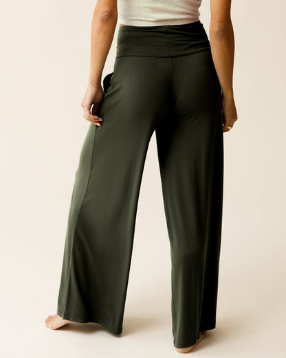Bamboo Wide Leg Maternity & Postpartum Lounge Pant | Thyme