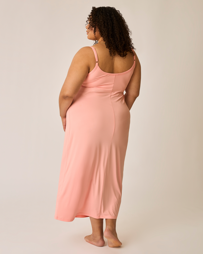 The Sunday Maternity & Nursing Lounge Dress | Sunset Pink