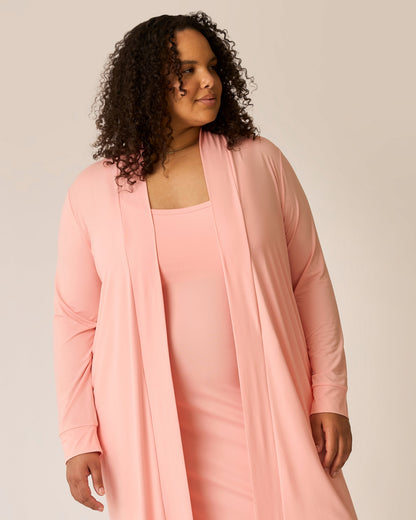 The Sunday Lounge Duster | Sunset Pink