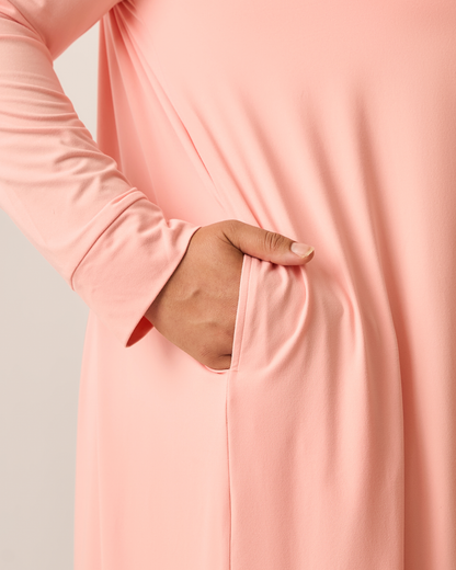 The Sunday Lounge Duster | Sunset Pink