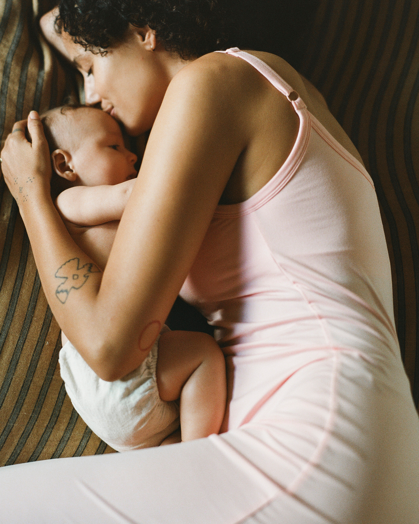 The Sunday Maternity & Nursing Lounge Dress | Sunset Pink