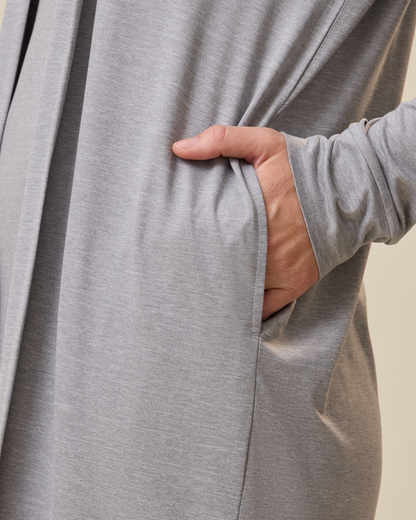 The Sunday Lounge Duster | Grey Heather