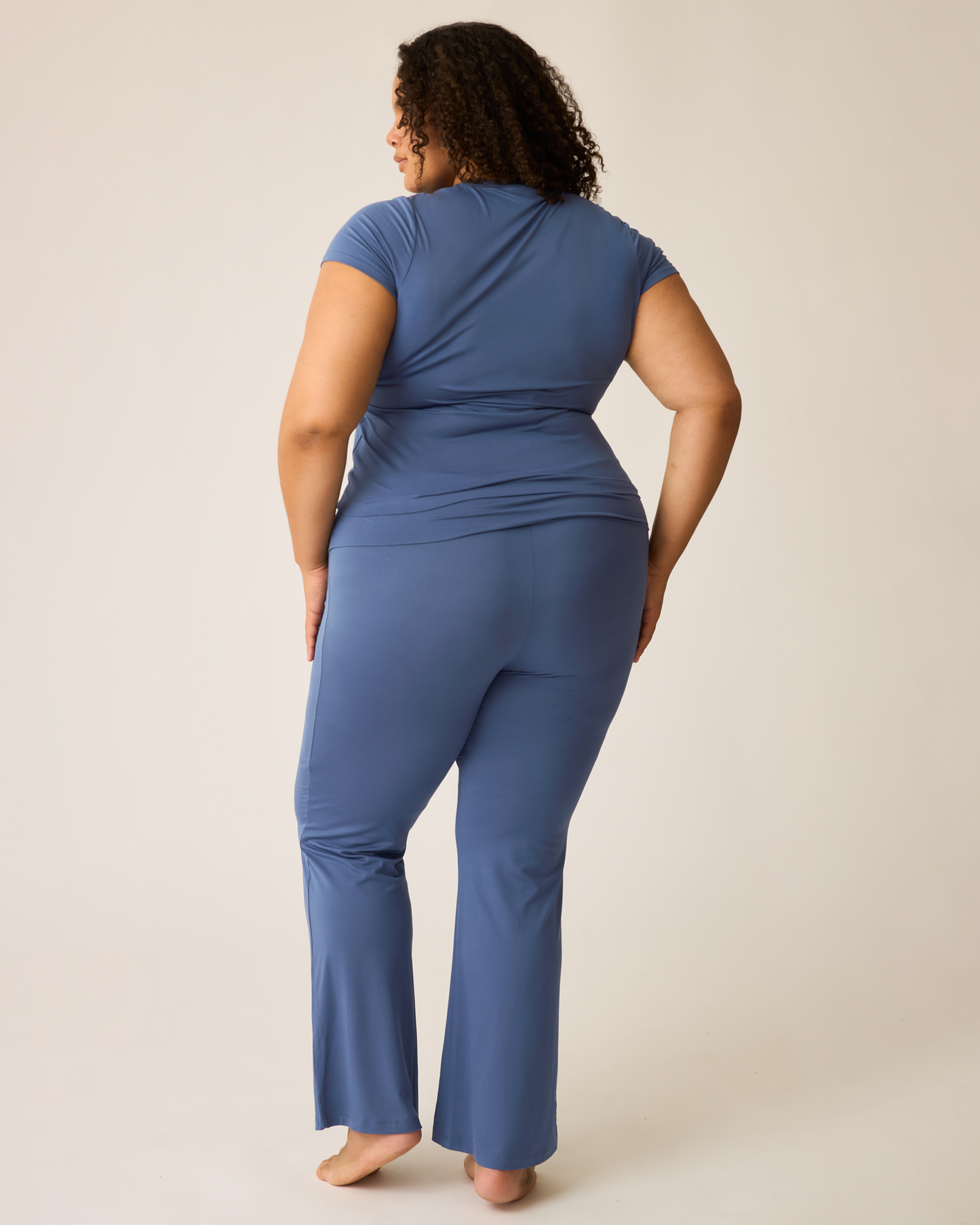 The Sunday Maternity & Nursing Pajama Set | Slate Blue