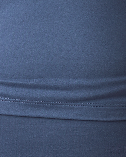 The Sunday Maternity & Nursing Pajama Set | Slate Blue
