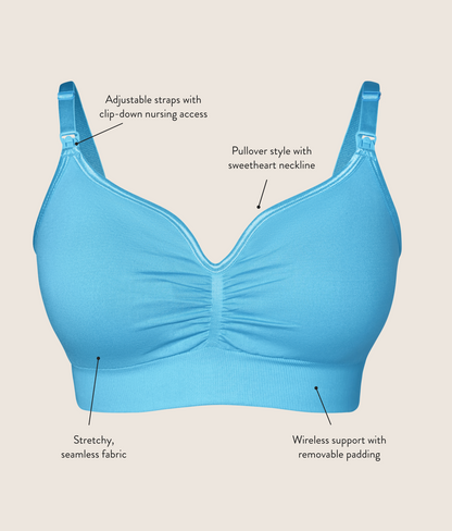 Tatum Seamless Maternity & Nursing Bralette | Orchid