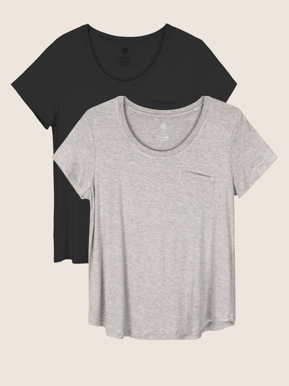 Everyday Nursing T-shirt Pack | Black & Grey Heather