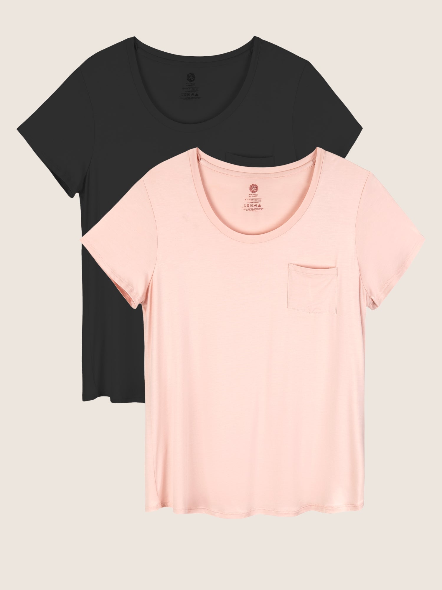 Everyday Nursing T-shirt Pack | Black & Dusty Pink