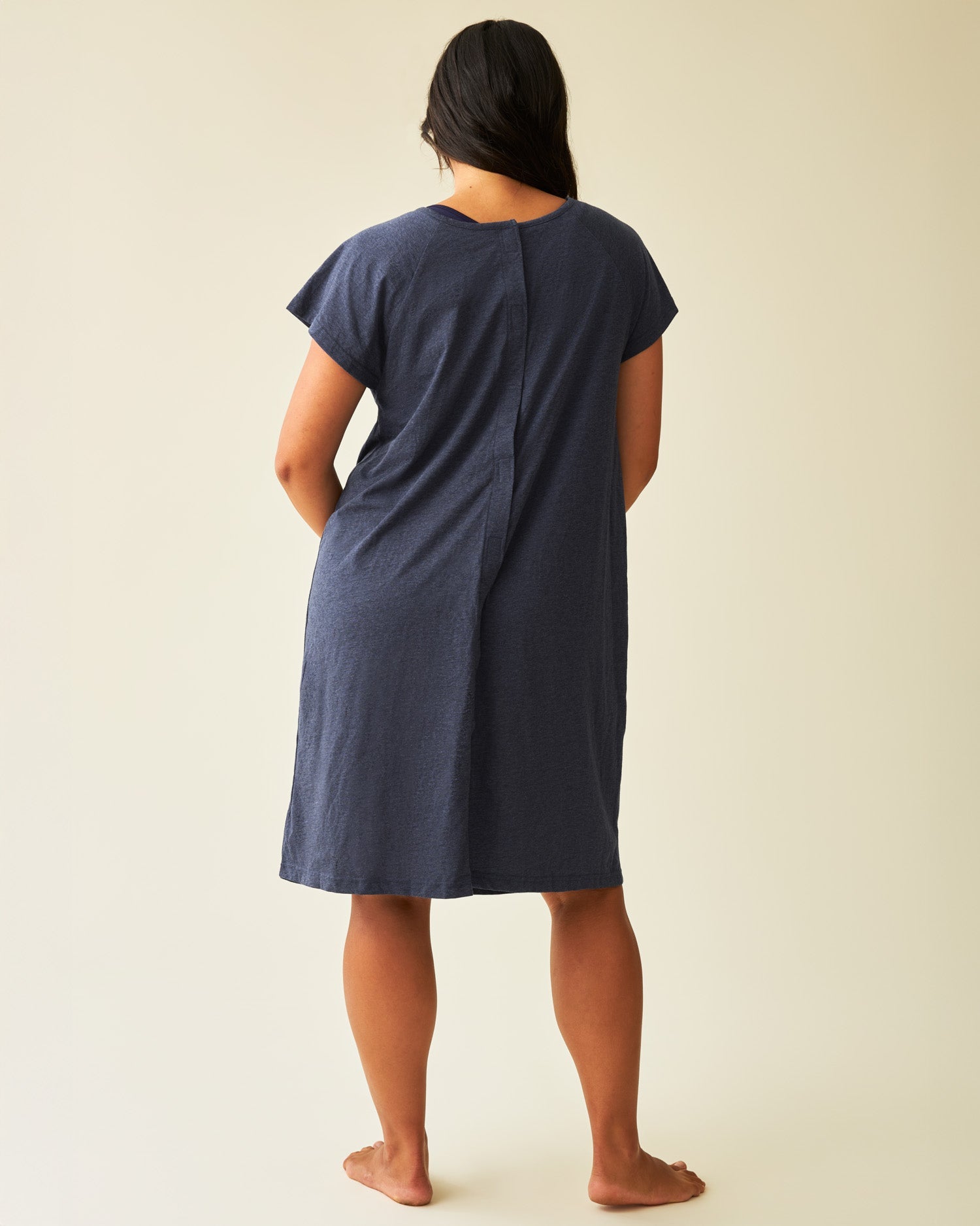 Universal Labor & Delivery Gown | Navy Heather