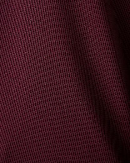 Waffle Maternity & Nursing Lounge Set | Deep Burgundy