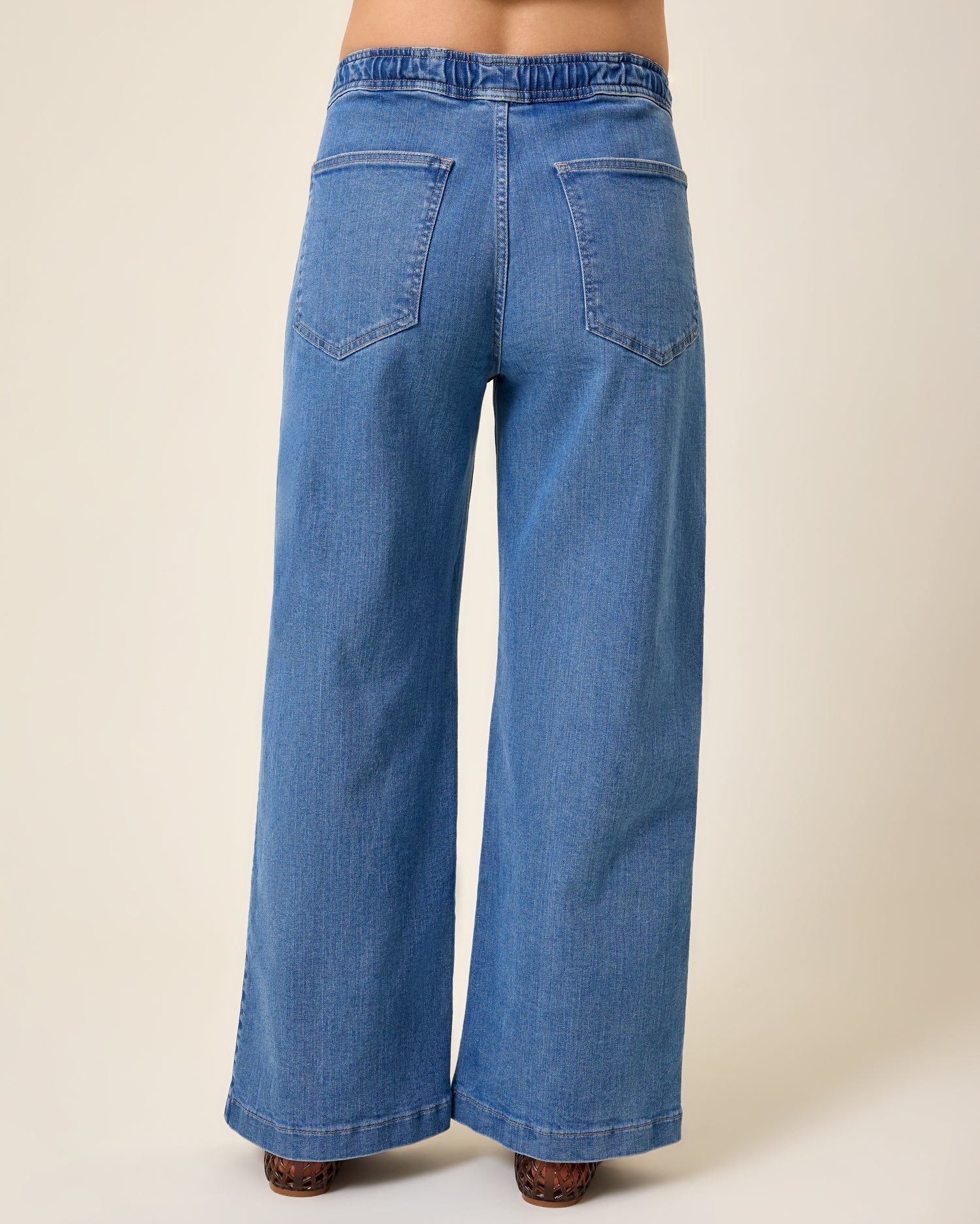 Wide Leg Maternity & Postpartum Jean | Medium Wash