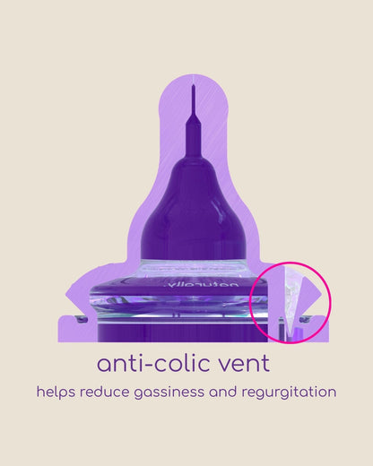 mōmi - breast-like bottle 2-sets, 10oz plastic