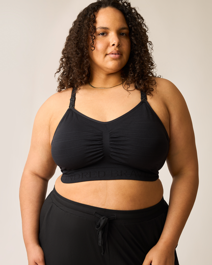 Sublime® Hands-Free Pumping Bra Two-Pack | Beige & Black